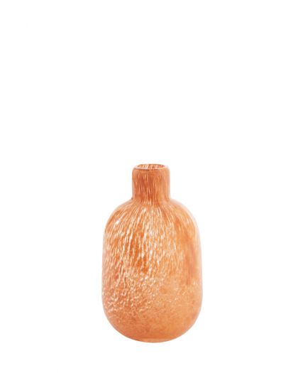 Vase Ø9X15Cm Dakar Verre Caramel