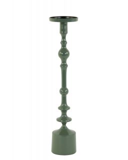 Bougeoir Ø11X54Cm Sheva Vert Olive Brillant