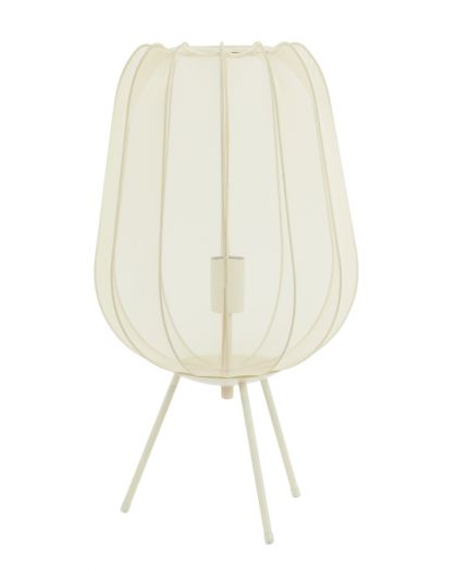 Lampe De Table Ø34X60Cm Plumeria Sable