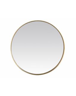 Miroir Fin Dore Rond 50X50Cm Gr419C50