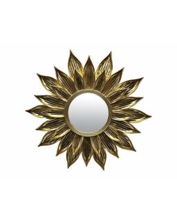 Miroir Fleur Dore Ø37Cm Gr719C37