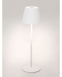 Lampe De Table Etna Blanc LedH38 Ø12X38H