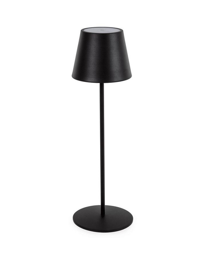 Lampe De Table Etna Noir Led H38 Ø12X38H
