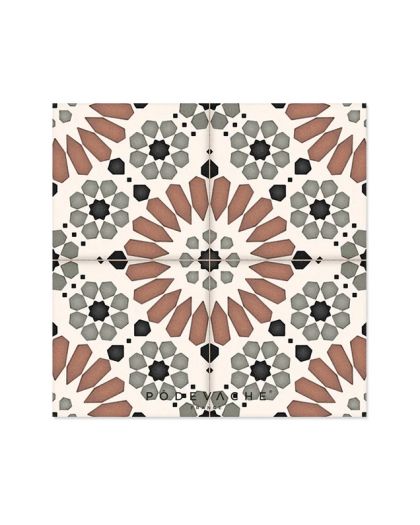 Lot De 6 Sous Verre Carre OLA Z 10X10Cm