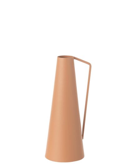 Vase Rond Acier Peche Taille S (12X10X25.5Cm)
