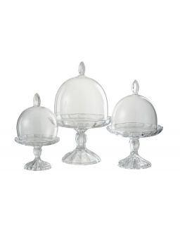 Cloche Classique Verre Tra Taille L (16X16X24.5Cm)