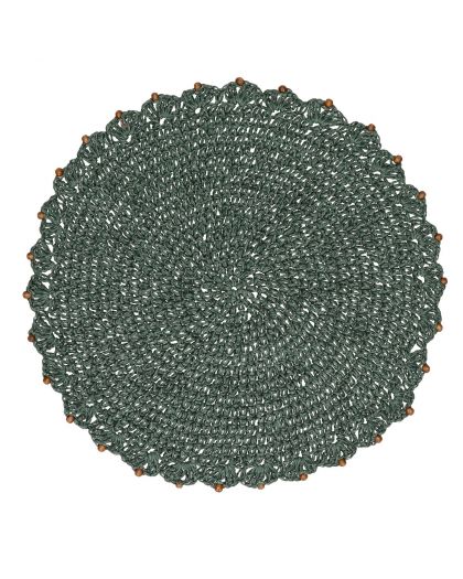 Rimini Set De Table Papier Ø 38Cm Vert Forêt