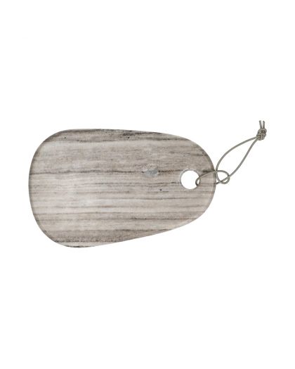 Vermont Planche À Découper Marbre Cuir L 28 X W 18 X H 1,5Cm Beige