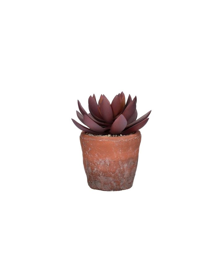 Terracotta Love Plante Artificielle En Pot Synthétique Terracotta Ø 12 X H 16,5C