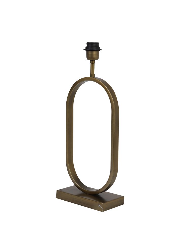 Pied De Lampe 20X10X45 Cm Jamiri Bronze Antique