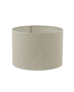 Abat-Jour Cylindre 30X30X21 Cm Breska Perle Blanc