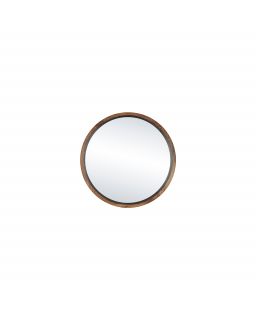 Gramm Miroir Bois D'Acacia Ø 30 X H 4,5Cm Naturel Noir