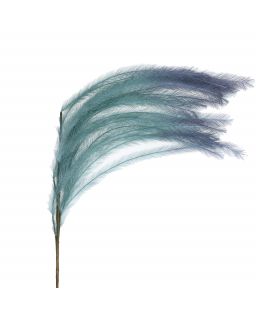  Plum'O Plume Artificielle Degradé Synthétique Métal H 106Cm Bleu