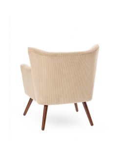 Fauteuil Wayne Velours Côtelé Weimar 70x66xH77cm