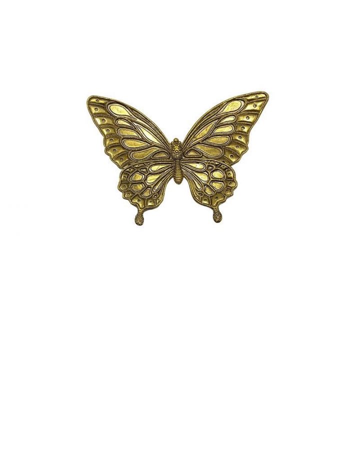 Papillons Dore 15X11,5Cm 900Ttt