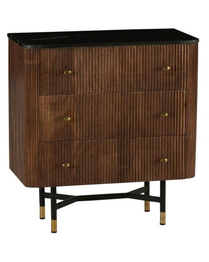 Commode 3 Tiroirs Germain 75.5 X 40 X H82 Cm