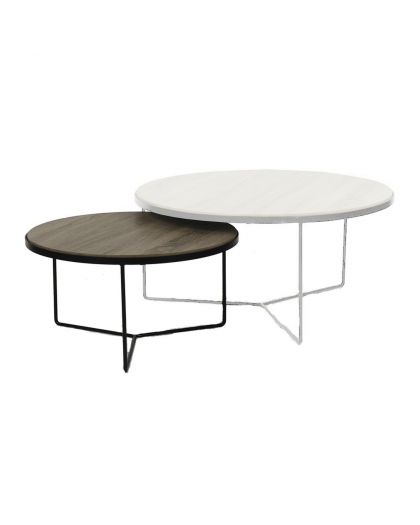 Tables Basses Gigogne Miso MDF/PLacage de pin PM