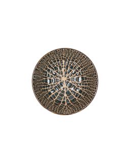  Lotus Bol À Céréales Porcelaine Ø 12 X H 6 Cm Bronze