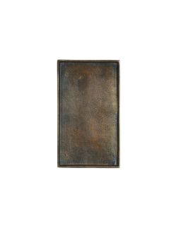 Plat 30X17,5X1Cm Maes Bronze Antique