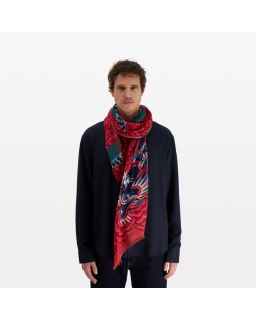 Etole 70 Dragon 100% Laine Fuchsia 70X190Cm
