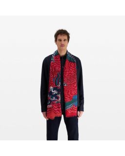 Etole 70 Dragon 100% Laine Fuchsia 70X190Cm