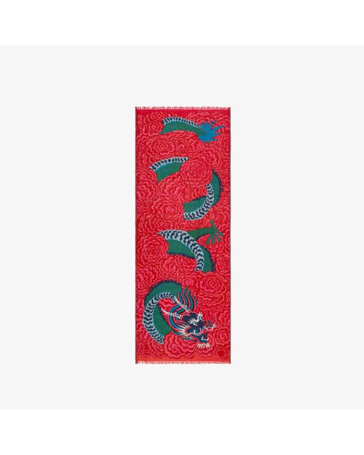 Etole 70 Dragon 100% Laine Fuchsia 70X190Cm