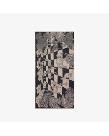 Etole 100 Magnus 100% Laine Noir 100X190Cm