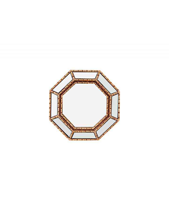 Miroir Venitien Hexagonal 16Cm