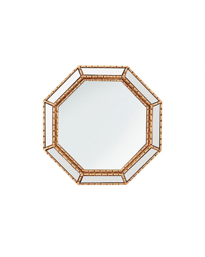 Miroir Venitien Hexagonal 24Cm