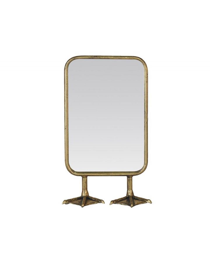 Petit Miroir Rectangulaire Pieds De Canarond 21,5X9,5X36
