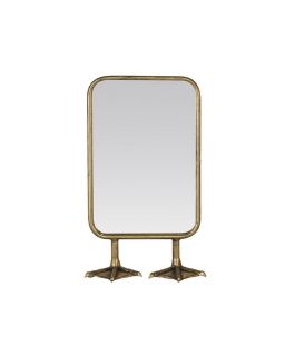 Petit Miroir Rectangulaire Pieds De Canarond 21,5X9,5X36