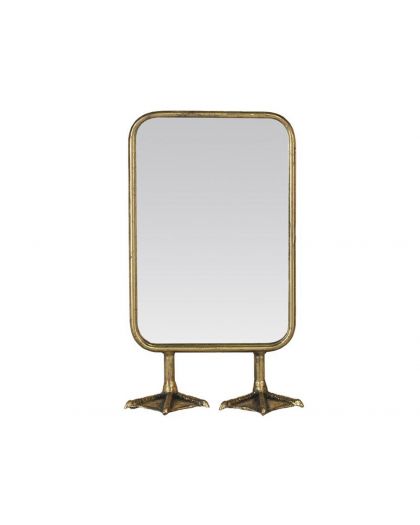 Petit Miroir Rectangulaire Pieds De Canarond 21,5X9,5X36
