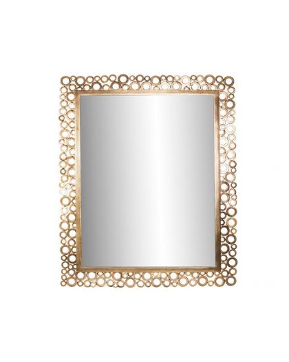 Miroir Metal Dore Bulles 98,5X78Cm