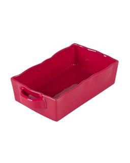 Plat Four Rectangle 25X17Cm Gusto Rouge