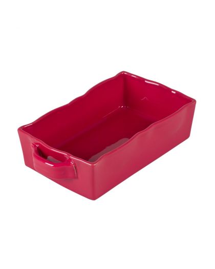 Plat Four Rectangle 25X17Cm Gusto Rouge