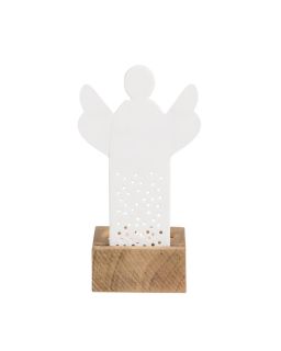 Bougeoir En Porcelaine. Ange