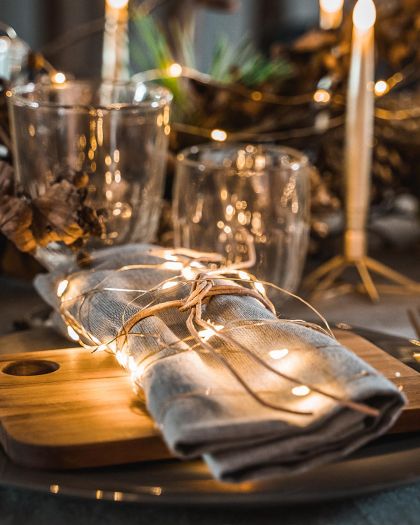 Knirke, 40L, Klar/Guld