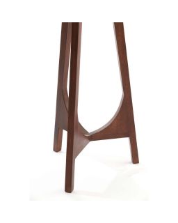 Lampadaire Trépied 35X35X118 Cm Troina Bois Brun Rougeâtre