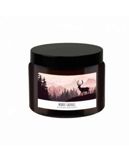 Bougie Parfumée 3 Mèches Monde Sauvage (Bois De Gaïac, Cèdre, Bouleau), 400G, 60