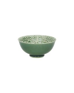  Lotus Bol À Céréales Porcelaine Ø12 X H 6Cm Vert