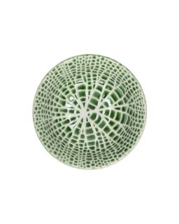  Lotus Bol À Soupe Porcelaine Ø15 X H 7Cm Vert