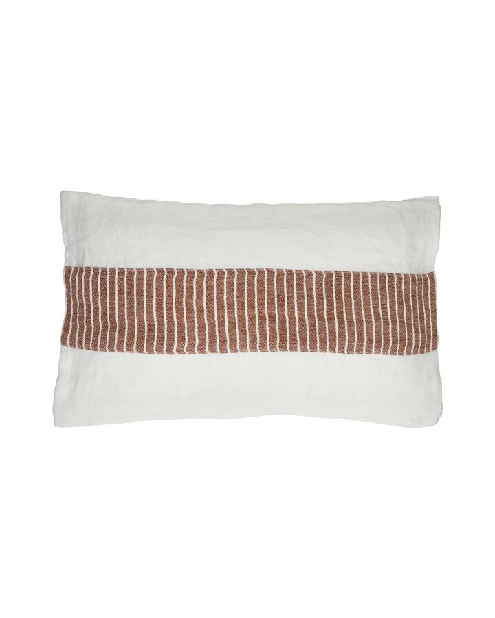  Saint-Tropez Coussin Lin / Coton L 50 X W 30Cm Rouille