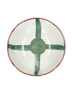  Mykonos Pokébowl Porcelaine Ø20 X H 9,5Cm Vert