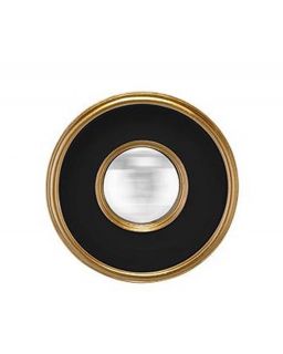 Miroir Convexe Noir F/Dore 19Cm Ext