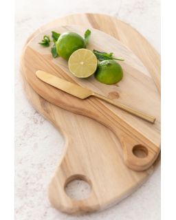 Planche A Decouper Terong Tek Naturel Small (20x1,5x35cm)