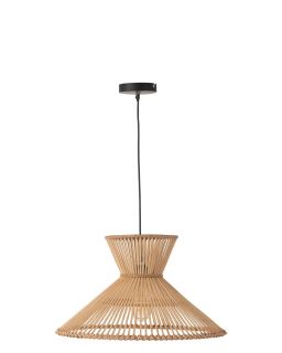 Suspension Luminaire A Couche Bamboo Naturel Small (53x53x147cm)