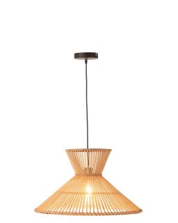 Suspension Luminaire A Couche Bamboo Naturel Small (53x53x147cm)