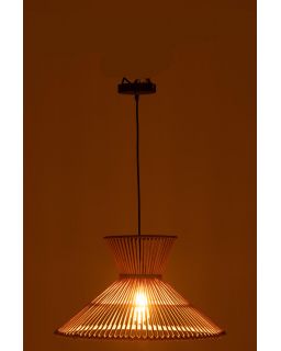 Suspension Luminaire A Couche Bamboo Naturel Small (53x53x147cm)