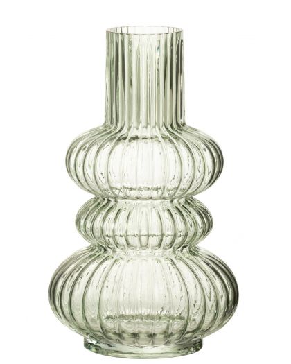 Vase Olga Verre Vert Clair Large(18x18x30cm)