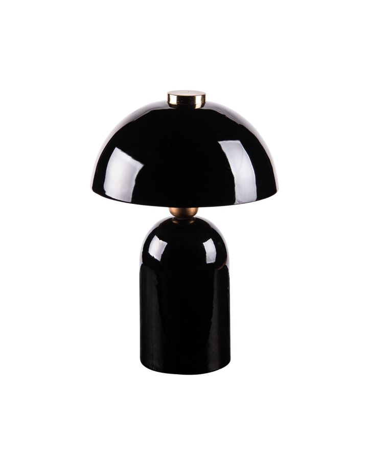 Lampe Metal Noir Ø26 H39Cm